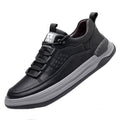 Sneakers da uomo Valstrend in pelle autunnale, con suola morbida e traspirante, stile casual e comodo per la stagione.