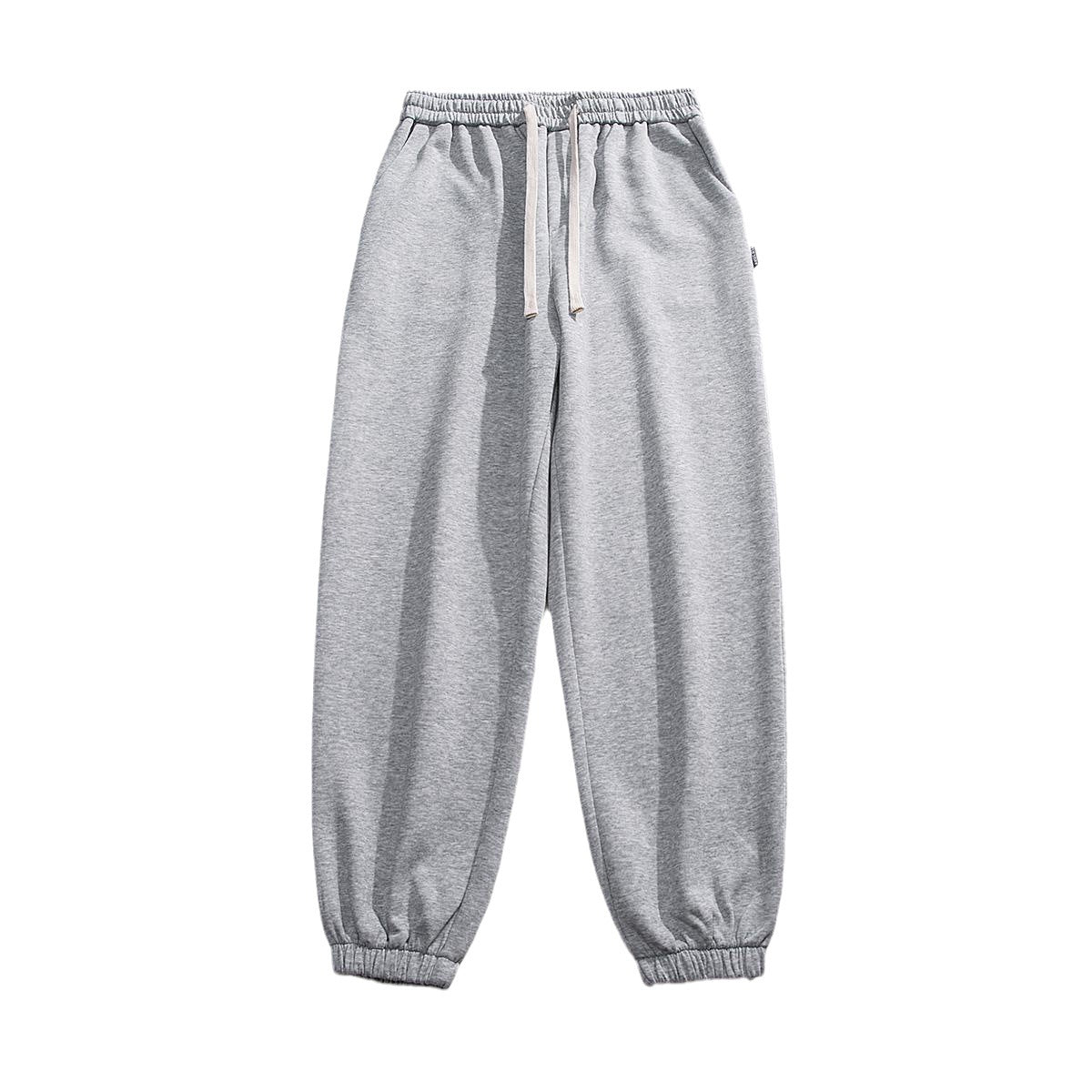 Pantaloni larghi stile Hong Kong, a sigaretta, colore solido, casual, moda trendy, firmati Valstrend, vestibilità comoda e versatile
