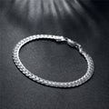 Elegant 925 Sterling Silvery Bracelet - Perfect Gift for Weddings, Engagements & Special Occasions