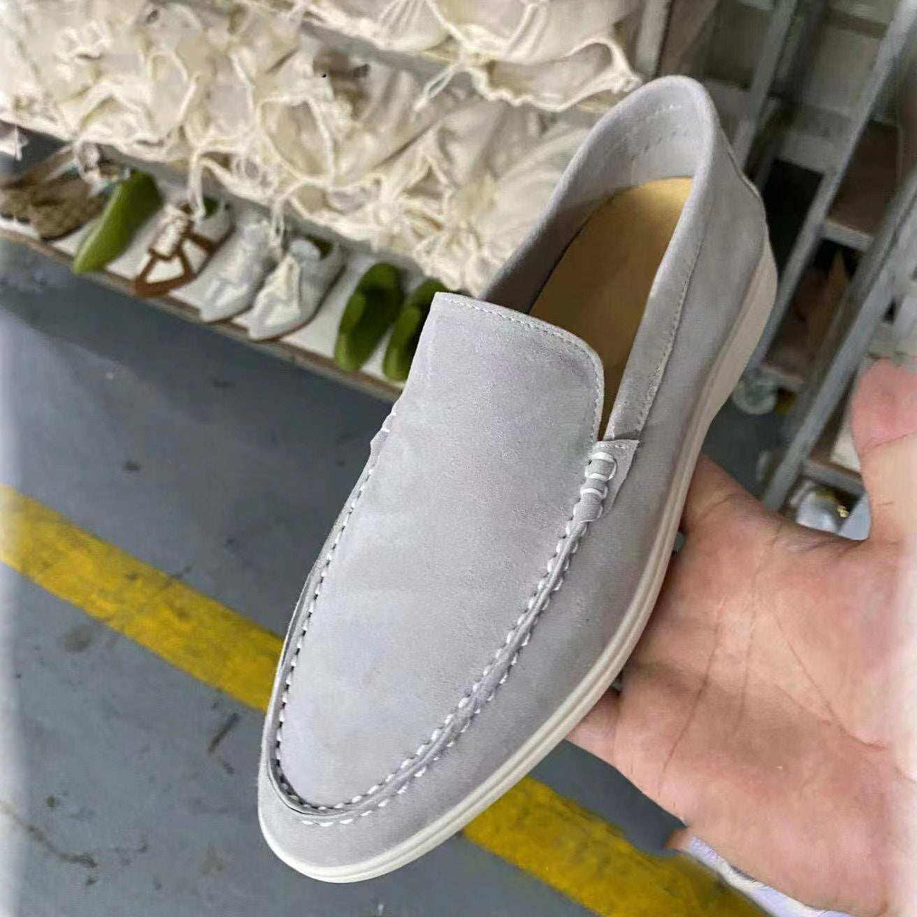 Men's Casual Loafers Lightweight Daily Slip-on Same Lazy Shoes