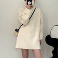 Medium Length Loose Thick Pullover Soft Glutinous Bottoming Sweater