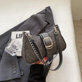 Borsa in jeans stile francese Valstrend, perfetta per autunno e inverno, colore blu retrò in stile americano.