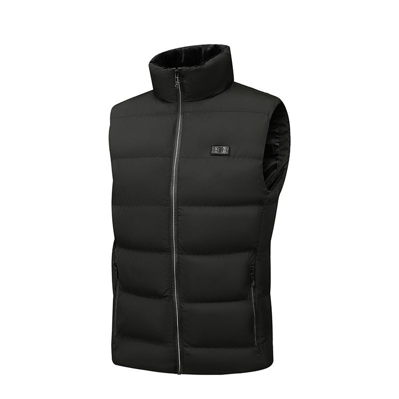 Gilet riscaldante in cotone Valstrend, vestito invernale con doppio riscaldamento e controllo della temperatura.