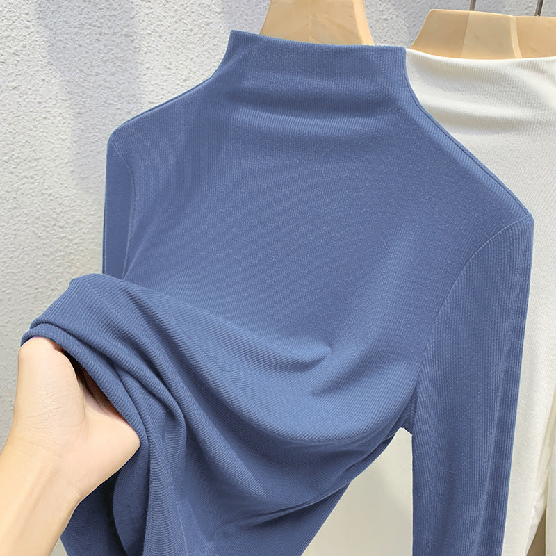 Maglietta aderente a vita alta in stile Western, con maniche lunghe e tessuto elasticizzato, marchio Valstrend.