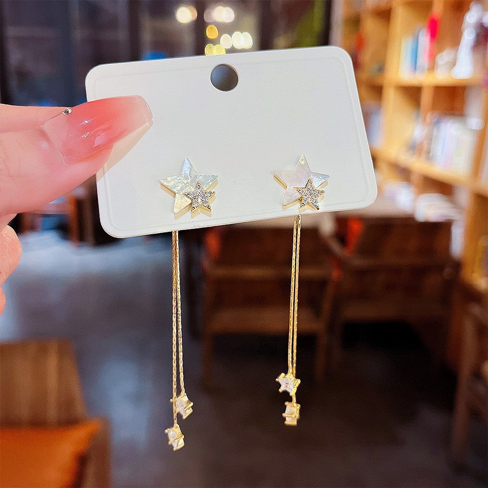 Orecchini in argento sterling con perle di lusso, design elegante e raffinato, di Valstrend shop.