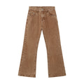 Men's Retro Casual Loose Straight Slightly Flared Jeans