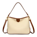 Borsa a secchiello in pelle da donna, grande capacità, tracolla crossbody, stile elegante, marca Valstrend.