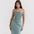 Tube Top Hot Rhinestone Hot Girl Vest Women's Slim Waist