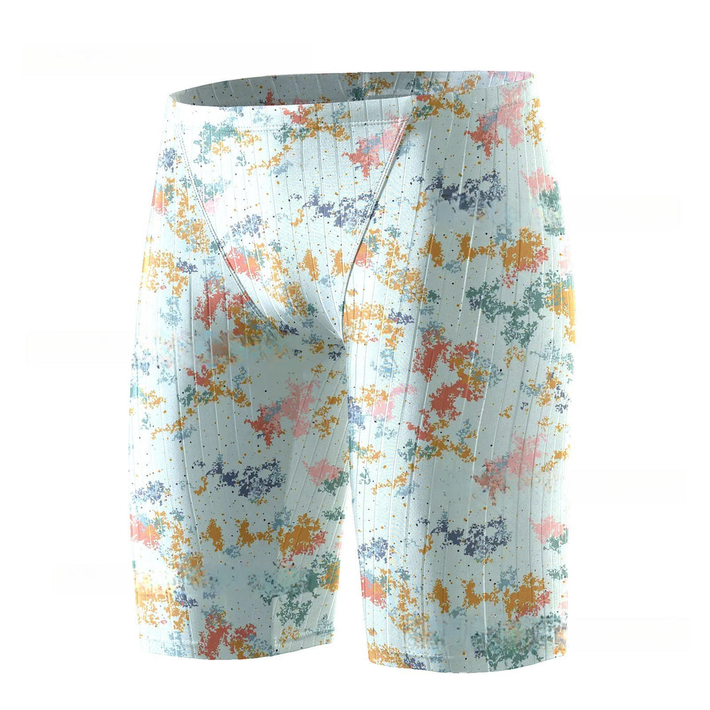 Pantaloncini da uomo Valstrend in seta ghiaccio traspirante, quick-dry, con stampa 3D per nuoto estivo e sport acquatici.