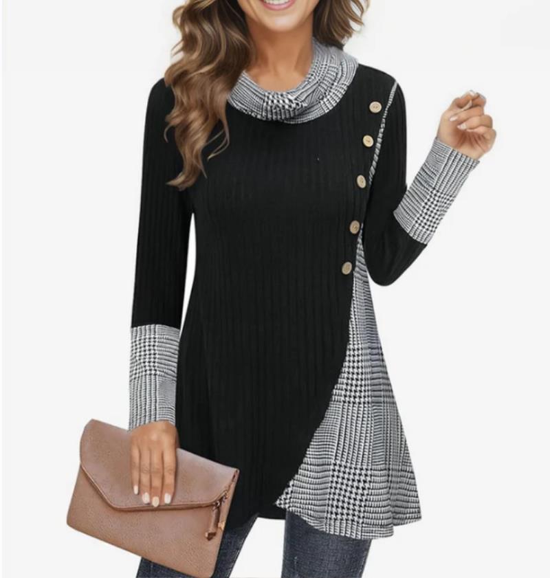 Cappotto lungo a maniche lunghe color solid per donna Valstrend shop, vista frontale in tessuto morbido e stile elegante