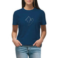 T-shirt casual a maniche corte con stampa digitale 3D a collo rotondo, marca Valstrend Shop, immagine frontale.
