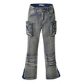 Old Mud Yellow Fashion Brand Loose Casual Bootcut Pants