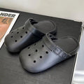 Scarpe donna Valstrend con foro, sandali estivi per donna con tomaia aperta e suola piatta, ideali per la stagione calda.