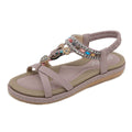 Sandali casual con strass Valstrend per donna, comodi e versatili, ideali per spiaggia e tempo libero, con suola piatta e dettagli eleganti.