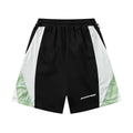 Pantaloncini casual in stile europeo e americano con cuciture a contrasto e stampa di lettere, marca Valstrend.