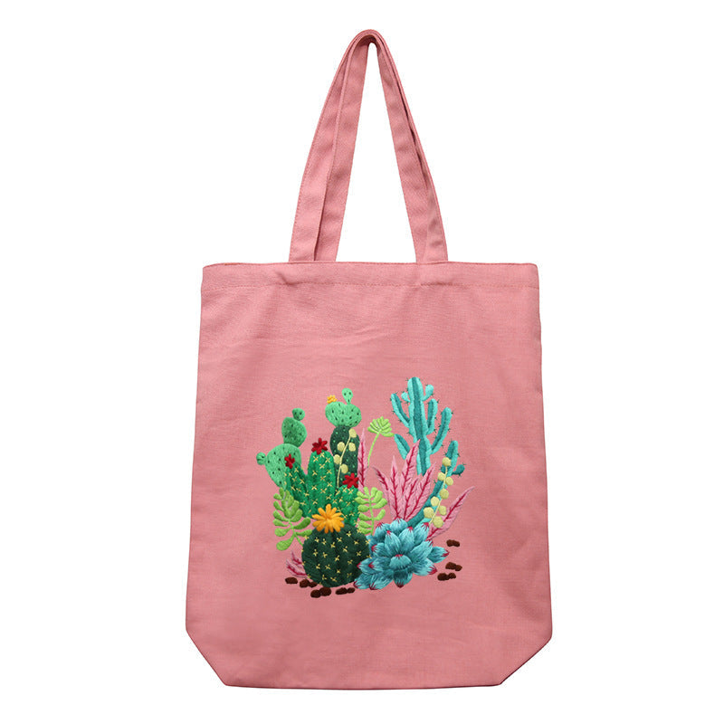 Borsa a tracolla in tela con ricami fatti a mano, materiale per DIY, stile artigianale, marca Valstrend shop