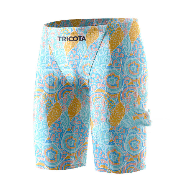 Slip da uomo Valstrend in tessuto ice silk traspirante, pantaloncini da nuoto rapidi e comodi per l'estate, stile 3D.