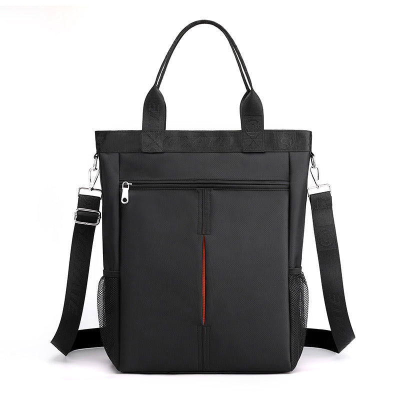 Borsa da donna Valstrend semplice e casual per business e tempo libero, con manici in pelle e scomparti interni.