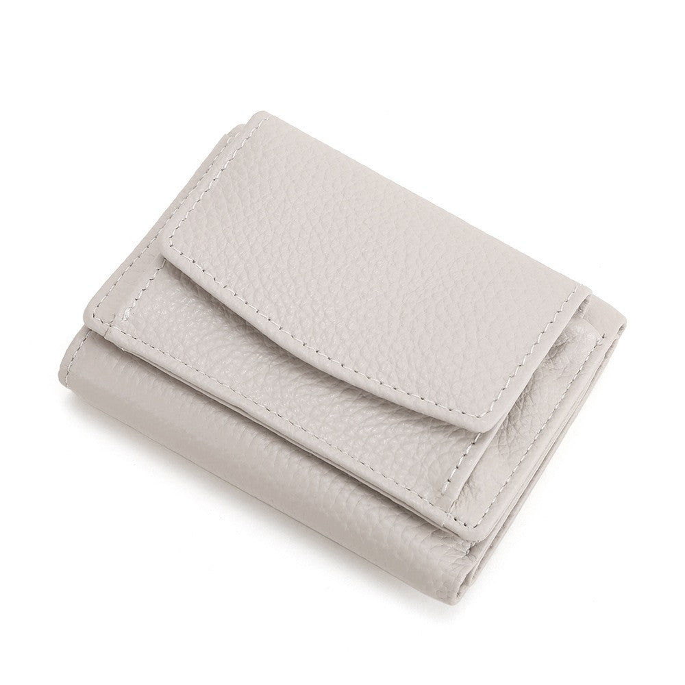 Portafoglio in pelle minimalista e creativo Valstrend, compatto con più scomparti per carte in design elegante e moderno.