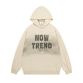Inkjet Letters Embroidered Brushed Sweatshirt Heavy