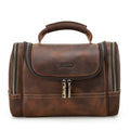Borsa vintage in pelle bovina Valstrend, portatile e multifunzionale, con tasche per accessori e design elegante.