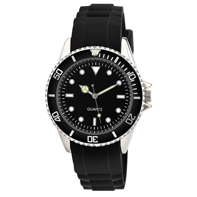 Orologio da donna Valstrend in silicone luminoso, impermeabile, con quadrante in quarzo, stile moda elegante e sportivo
