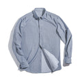 Camicia da uomo Valstrend in tessuto Oxford vintage, casual e outdoor, con finitura spazzolata, ideale per primavera.