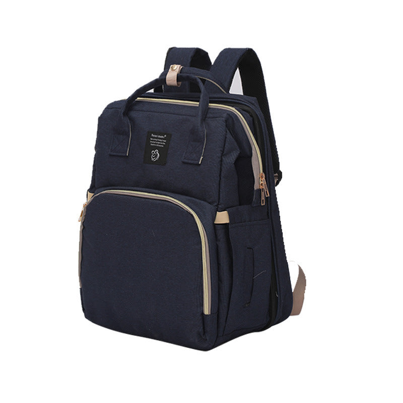 Zaino doppio valigetta Valstrend per papà, con ampio scomparto e design pieghevole, adatto a mamme e bambini.