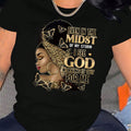 T-shirt donna con stampa lettera e collo rotondo, maniche corte, stile casual, perfetta per primavera e estate, marca Valstrend.