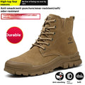Scarpe da uomo Valstrend in cotone per protezione sul lavoro, antiscivolo, antitaglio e antischiacciamento, con puntale rinforzato.