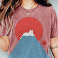 T-shirt casual a maniche corte da donna Valstrend, stile alla moda, tessuto morbido e comodo, colore neutro.