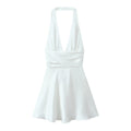 French Fashion Silk Satin Sexy Sling Dress