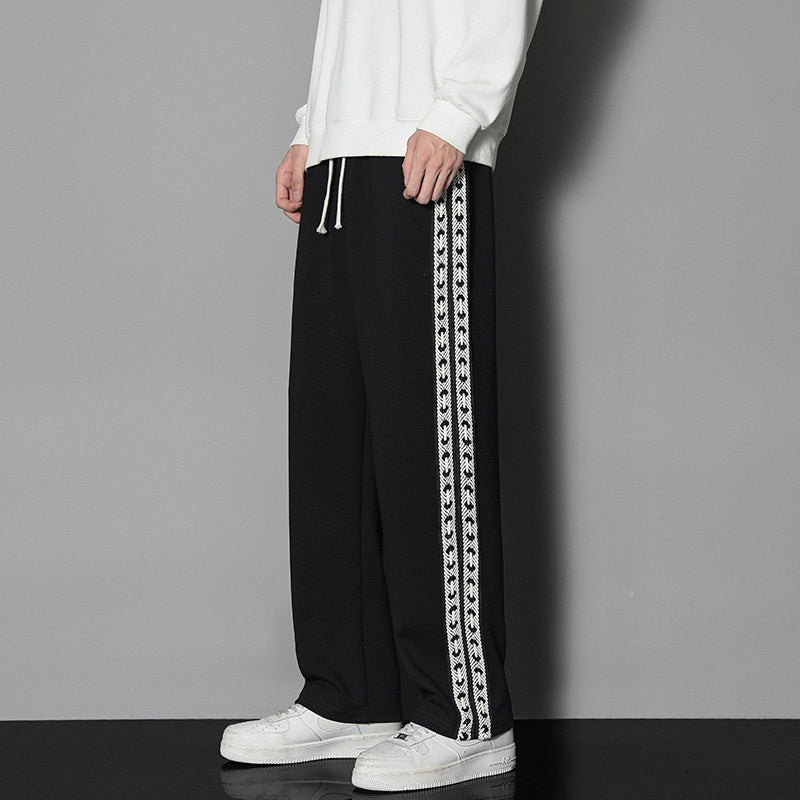 Pantaloni casual sportivi Valstrend Ins Trend, aderenti e dritti, ideali per allenamento e uso quotidiano, in tessuto comodo e versatile.