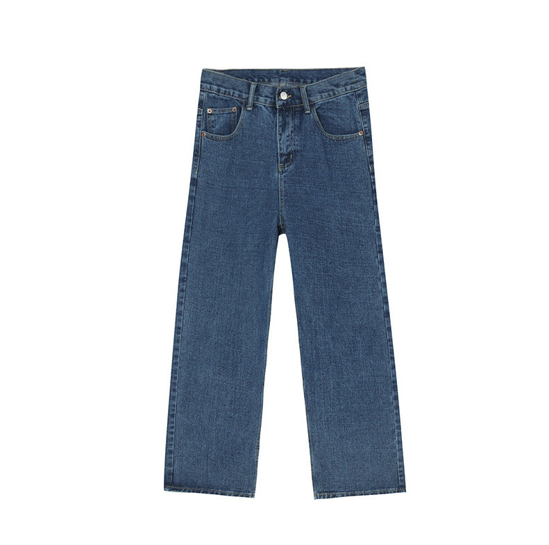 Pantaloni uomo larghi retrò Valstrend, abbigliamento casual con stile vintage, tessuto morbido e comodo, colore neutro.