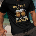 T-shirt da uomo Valstrend con stampa grafica di birre, maniche corte, collo rotondo, ideale per estate e attività all'aperto.