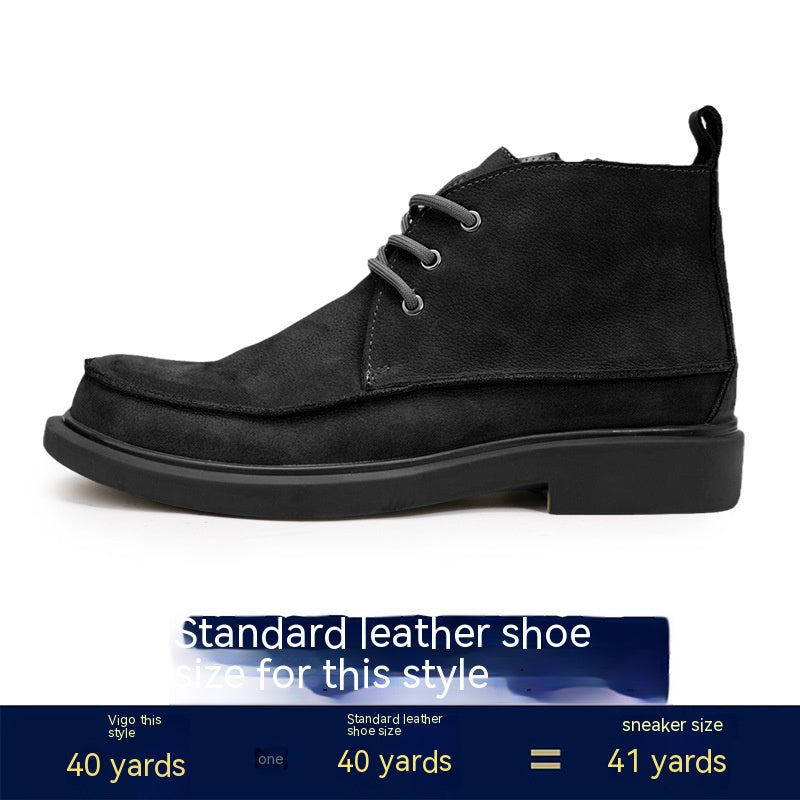 Stivali da lavoro vintage con zip da esterno Valstrend, robusti e resistenti, con suola antiscivolo e design classico in pelle marrone.