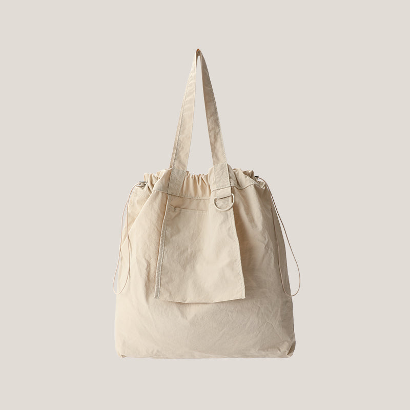Borsa tote donna Valstrend con colori a contrasto, grande capacità in nylon e canvas, manici robusti e design spazioso