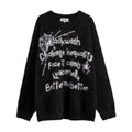 Maglione uomo Valstrend con motivo a ragnatela jacquard, stile moderno e dettagli eleganti, tessuto caldo e confortevole.