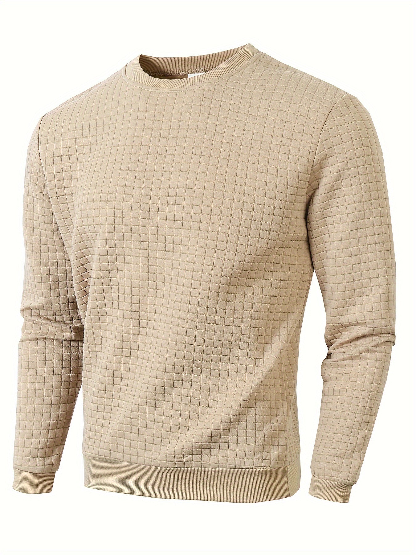 Felpa uomo Valstrend, stile casual, manica lunga, collo rotondo, tessuto traspirante e comodo per uscite in città e attività outdoor.