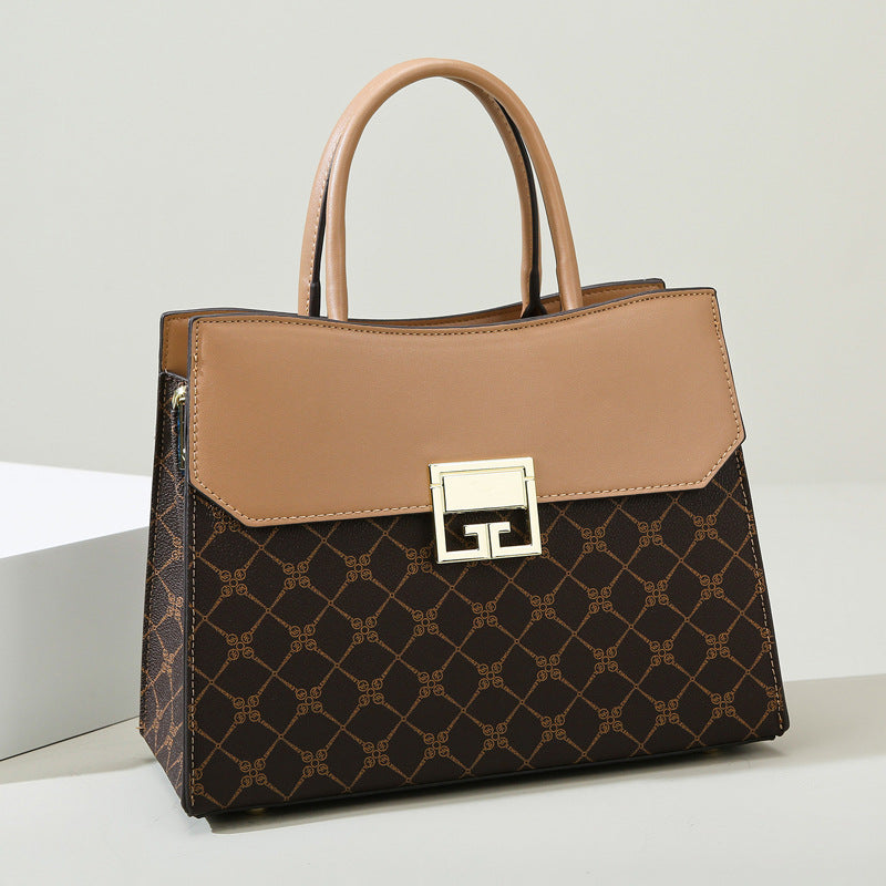 Borsa donna portatile Valstrend, stile retrò e alla moda, con design elegante e dettagli moderni.
