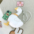 Borsa a tracolla Valstrend con bambola di peluche femminile, accessorio fashion e originale, con dettagli colorati e morbidi.