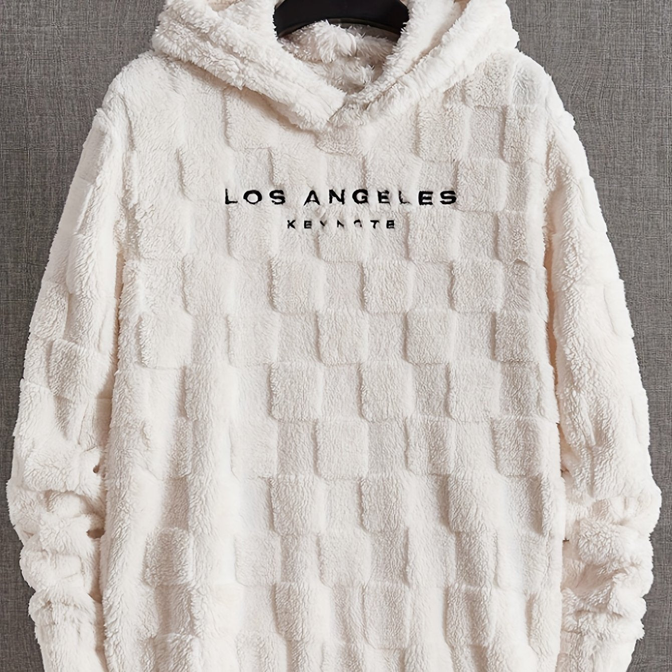 Maglione casual da uomo a maniche lunghe con collo rotondo, felpa interna, vestibilità classica, design lavorato a maglia.