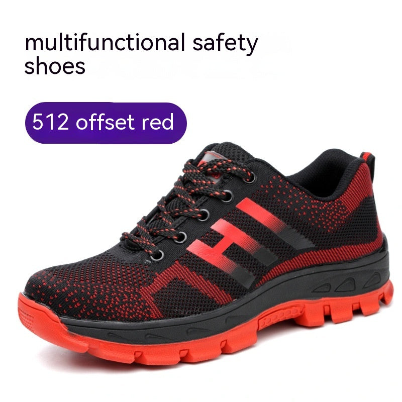 Scarpe da uomo leggere, traspiranti, anti-schiacciamento e puncture, scarpe da lavoro Valstrend con protezione e comfort