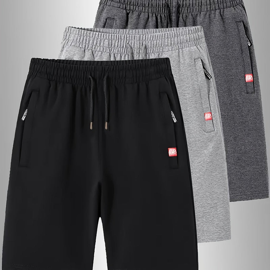 Pantaloni corti casual da uomo Valstrend con cintura elastica, tasche laterali e tessuto non elastico, ideali per uso quotidiano e outdoor