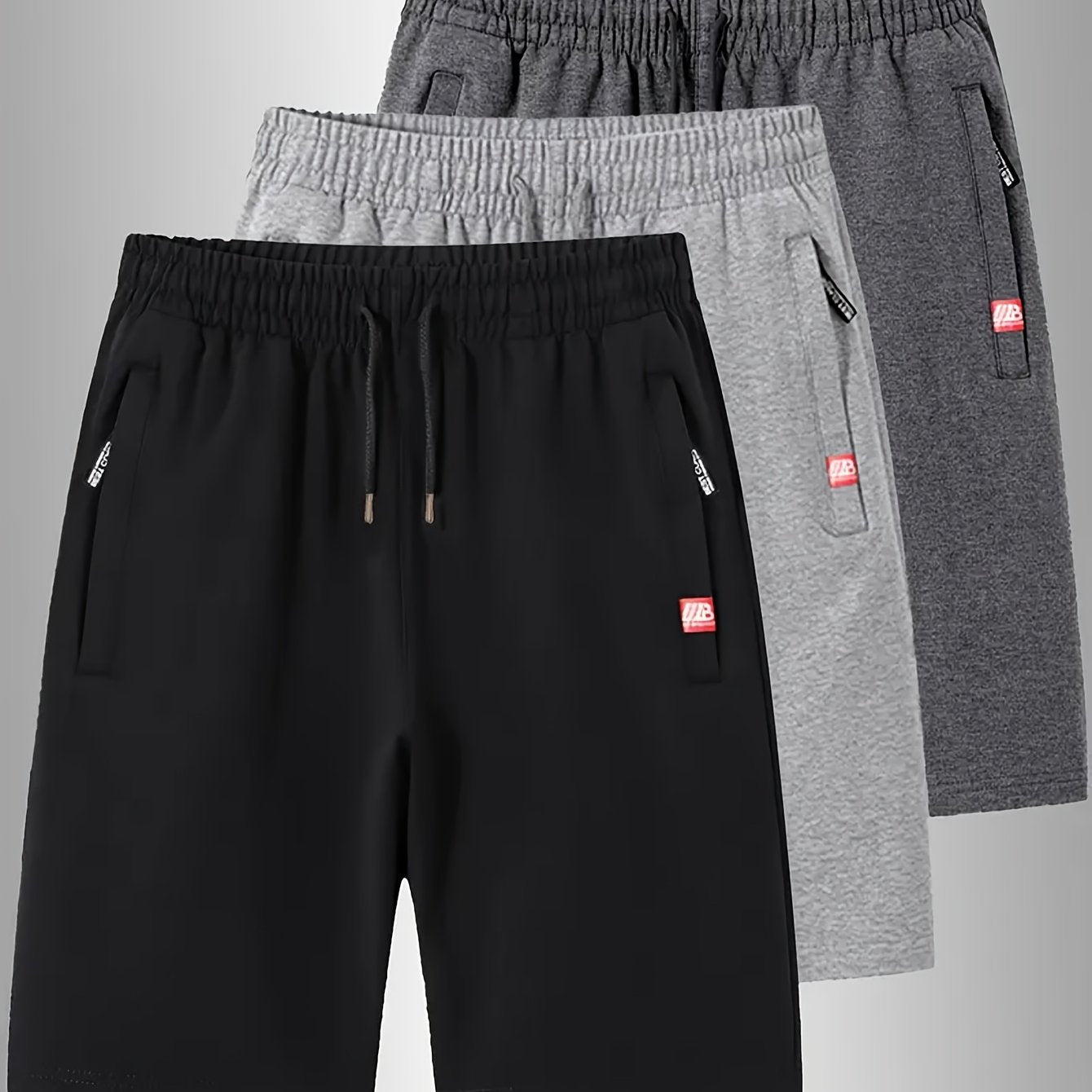 Pantaloni corti casual da uomo Valstrend con cintura elastica, tasche laterali e tessuto non elastico, ideali per uso quotidiano e outdoor