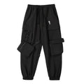 Pantaloni jogger casual da uomo Valstrend con tasche, cintura con nastro, vestibilità ampia e stile rilassato.