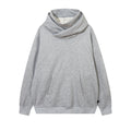 Solid Color With Fur Turtleneck Hooded Sweater For Men