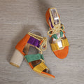 Sandali con tacco chunky per donna Valstrend, cinturino regolabile e suola antiscivolo, stile elegante e comodo