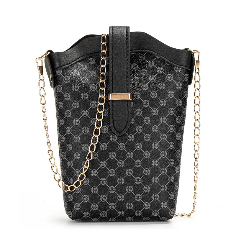 Mini Bucket Fashion All-match Crossbody Cell Phone Small Bag