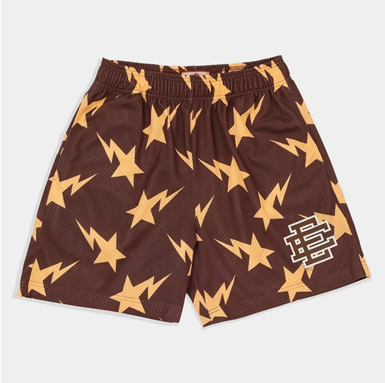 Pantaloncini casual sportivi Valstrend, pantaloni corti fitness da basket, tessuto bird eye, adatti per spiaggia e attività sportive